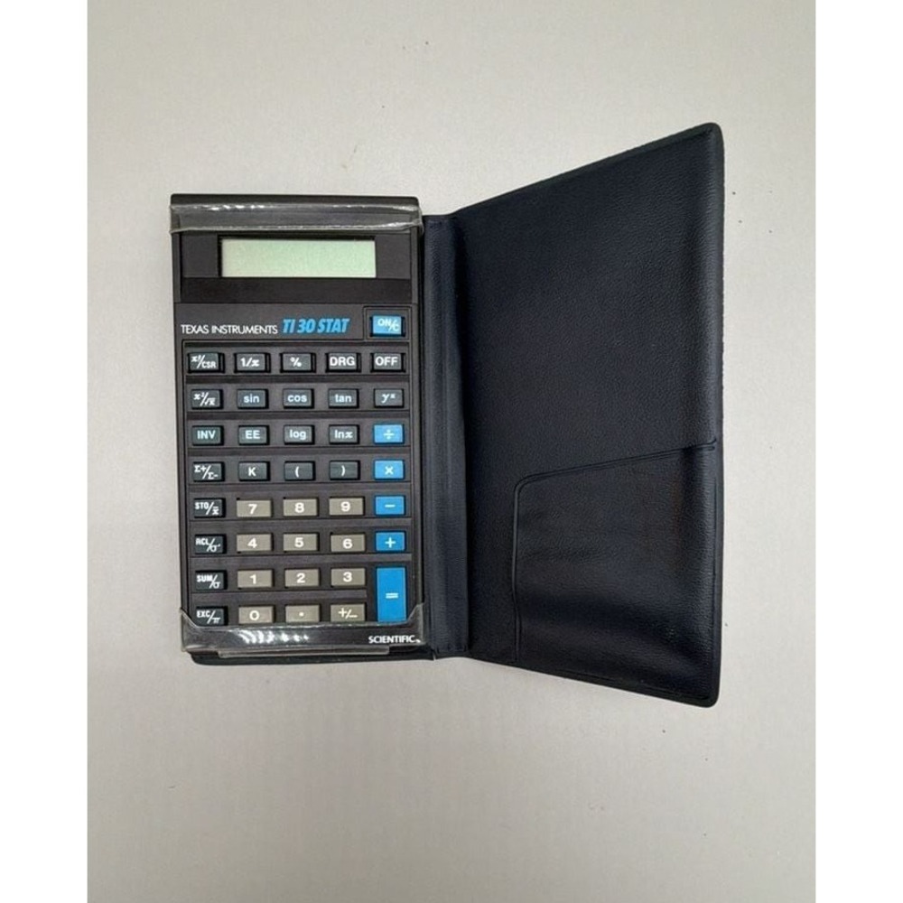 Texas Instruments TI 30 STAT Scientific Calculator With Case